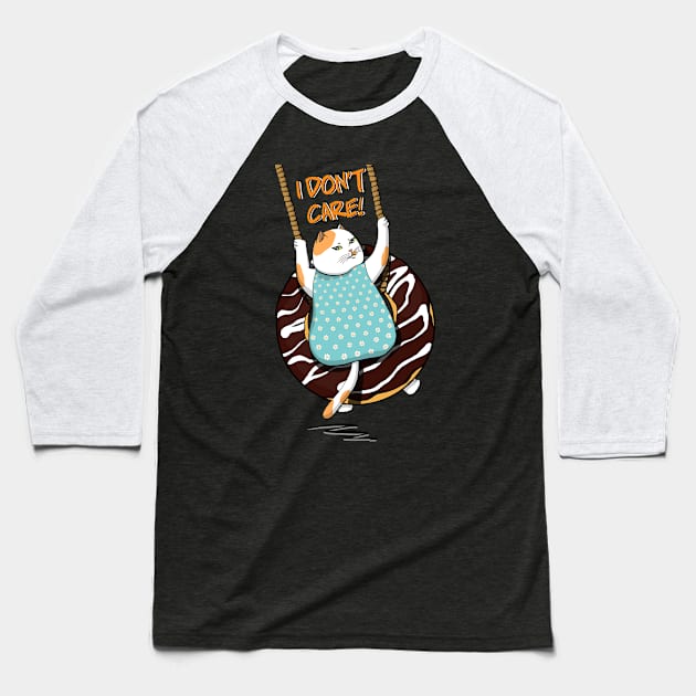 Donut swing Baseball T-Shirt by Gretta Cool